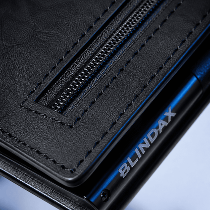 Tarjetero RFID BLINDAX — Bloqueo antirrobo