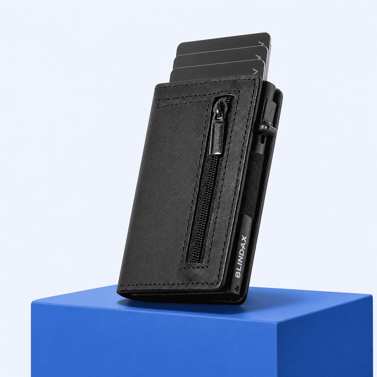 Tarjetero RFID BLINDAX — Bloqueo antirrobo